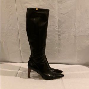 Gucci Black Leather Boots